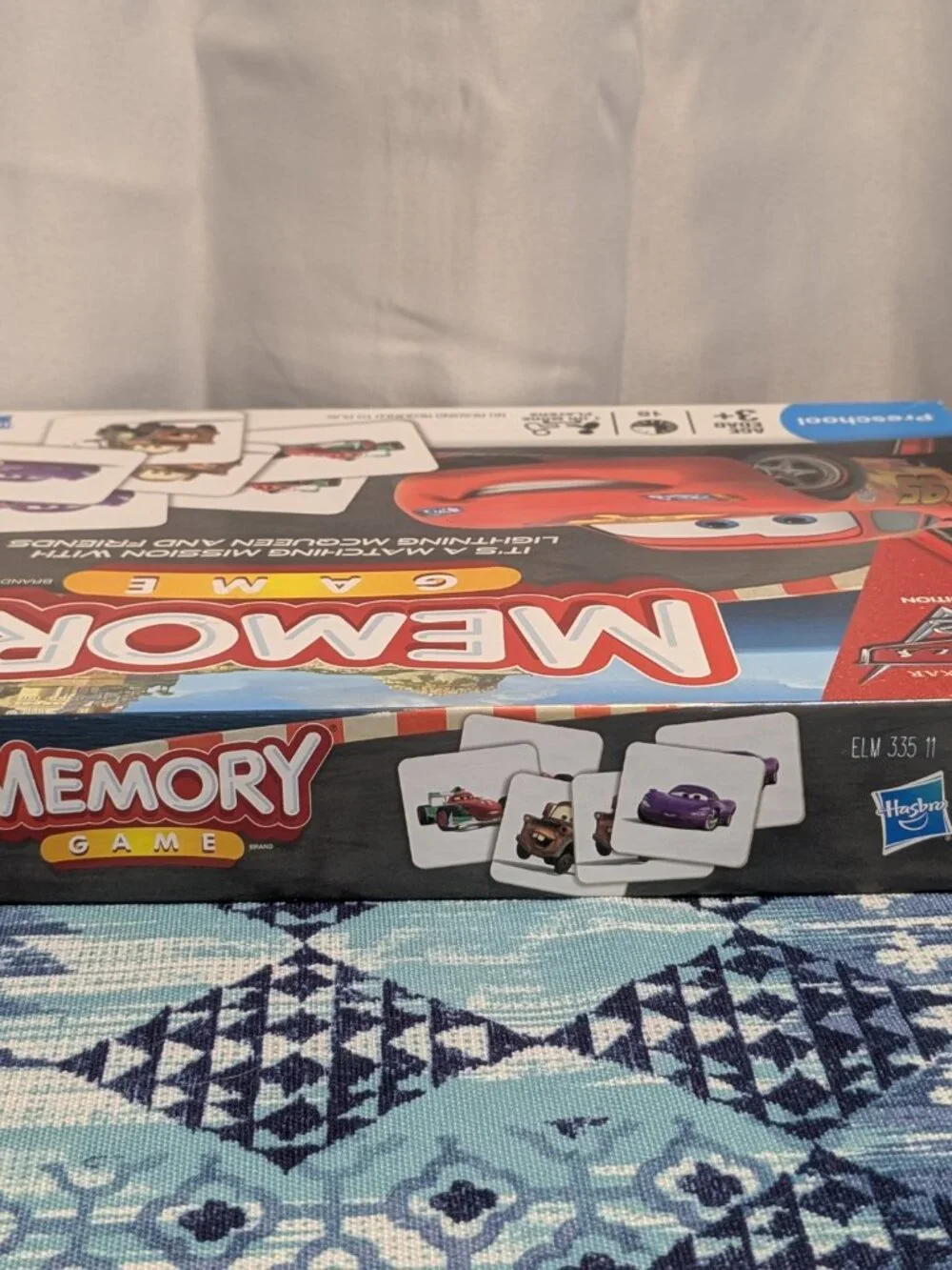 Hasbro Disney Pixar Cars 2 Edition Memory Game Match Missing 1 card 2011